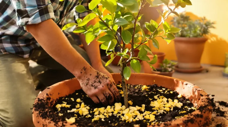 Citronnier qui ne donne rien : enterrez ce déchet de cuisine au pied, il peut le couvrir de fruits