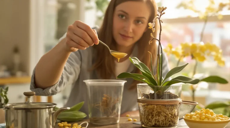 Orchidées que j’allais jeter : cet ingrédient de cuisine les aide à refleurir vite